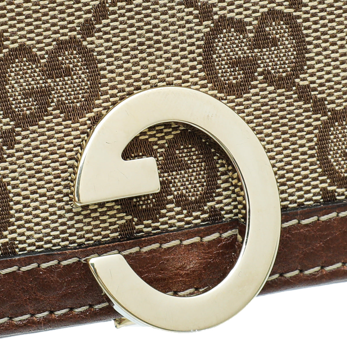 Gucci Bicolor G Lock French Wallet