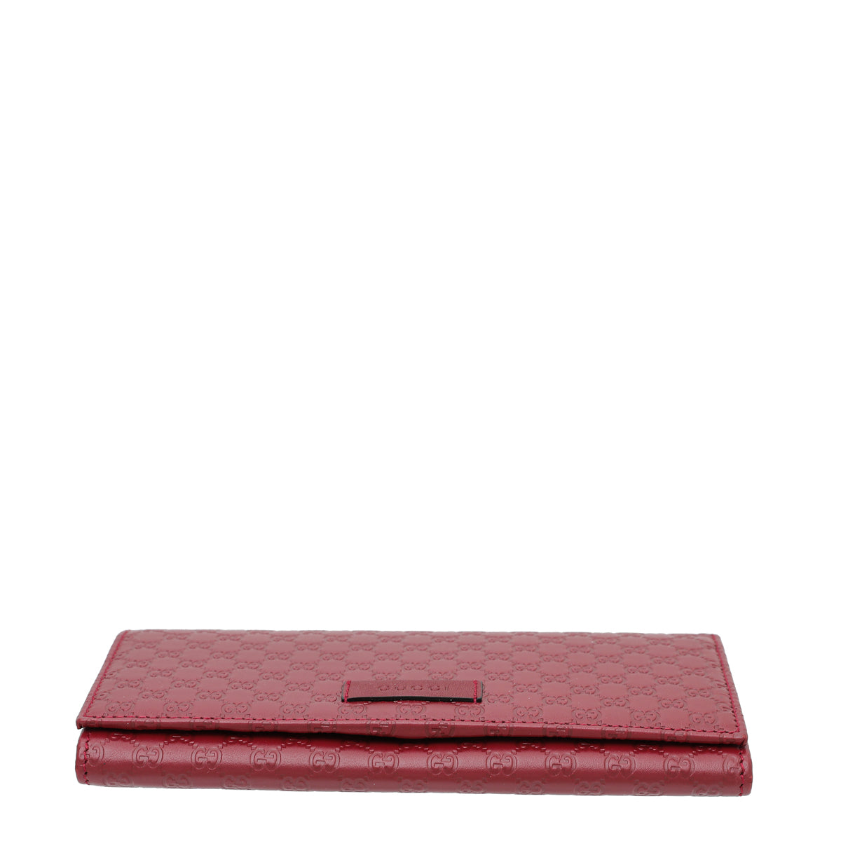 Gucci Red GG Microguccissima Continental Wallet