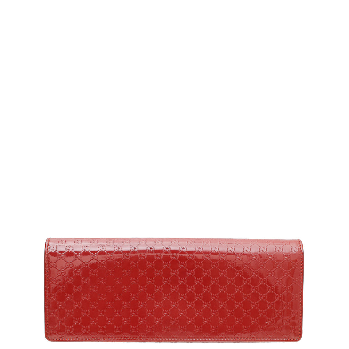 Gucci Red Microguccissima Broadway Clutch