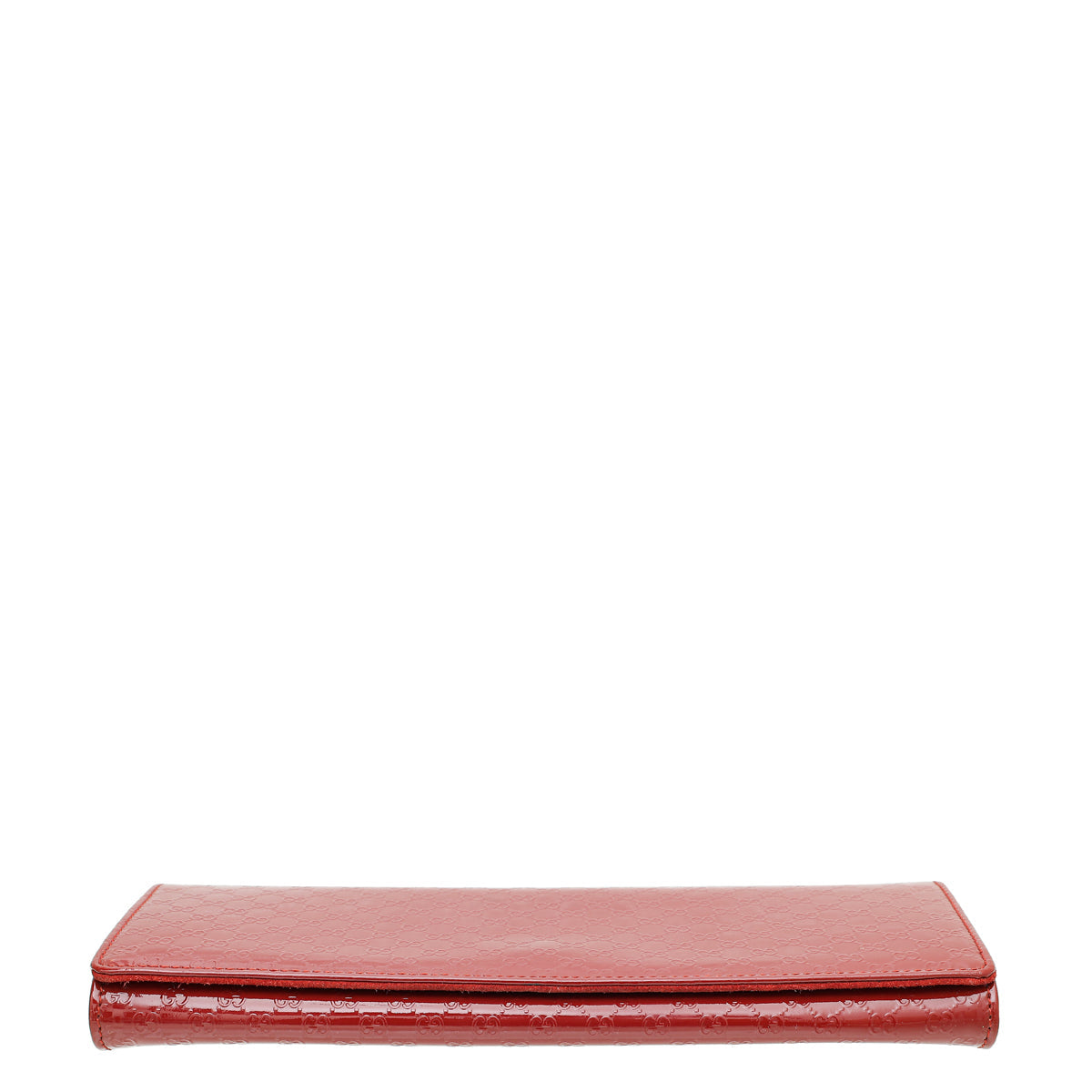 Gucci Red Microguccissima Broadway Clutch