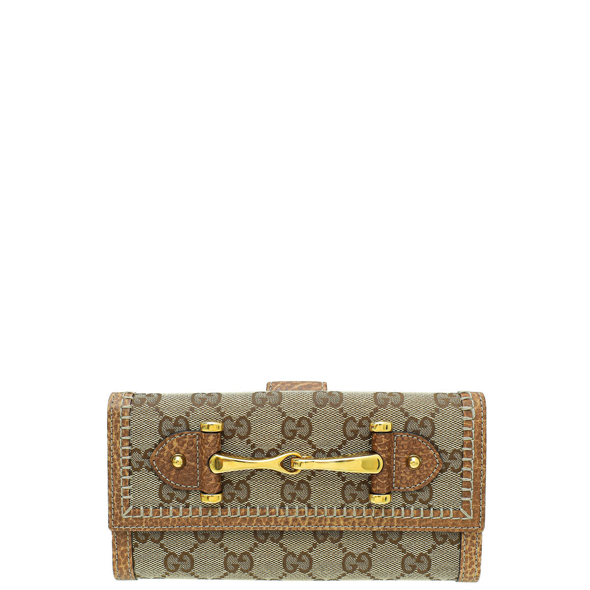 Gucci Brown Pelham Continental Wallet