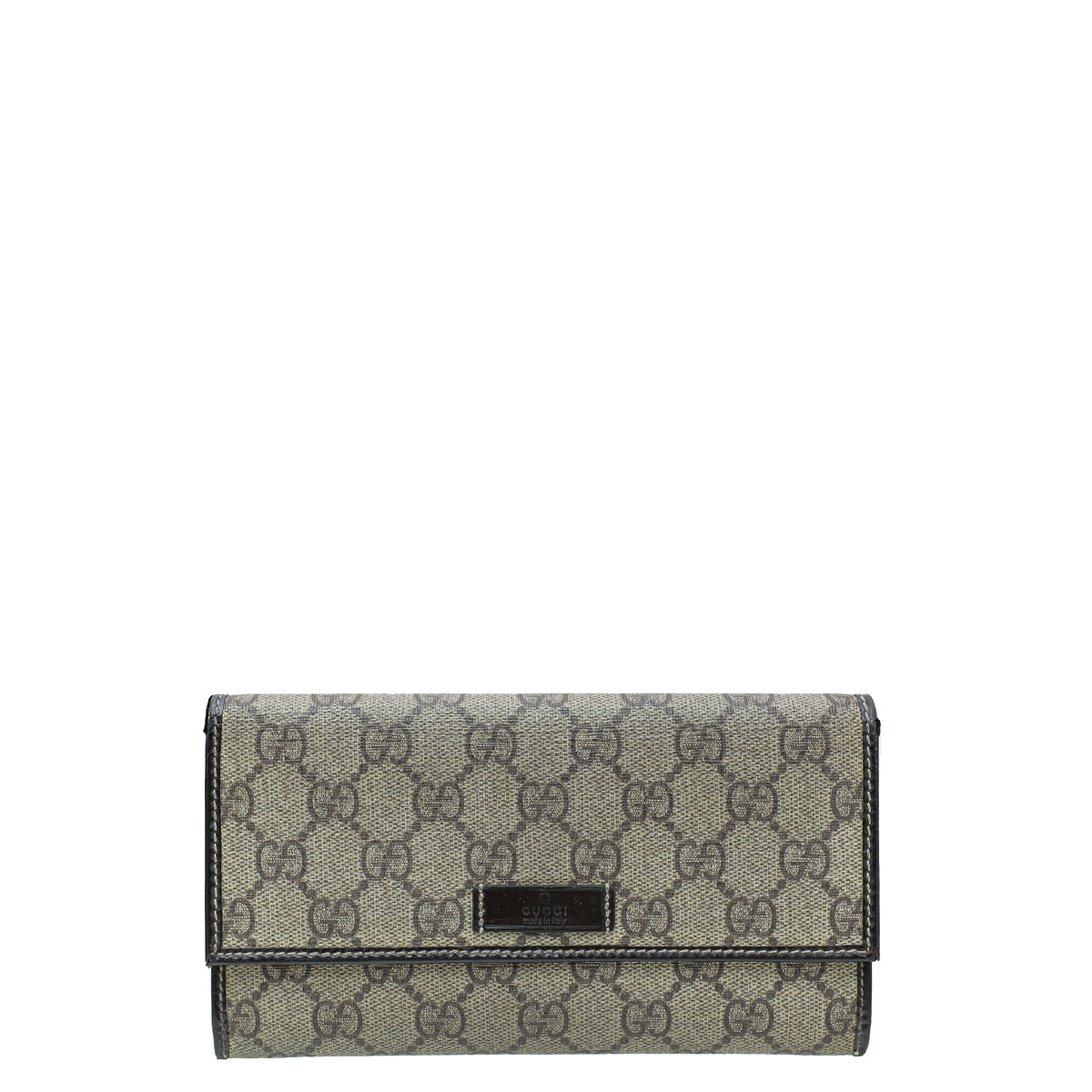 Gucci Bicolor GG Supreme Continental Wallet