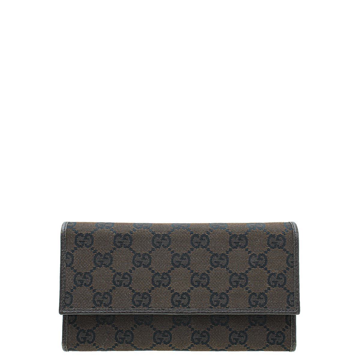 Gucci Chocolate GG Continental Wallet