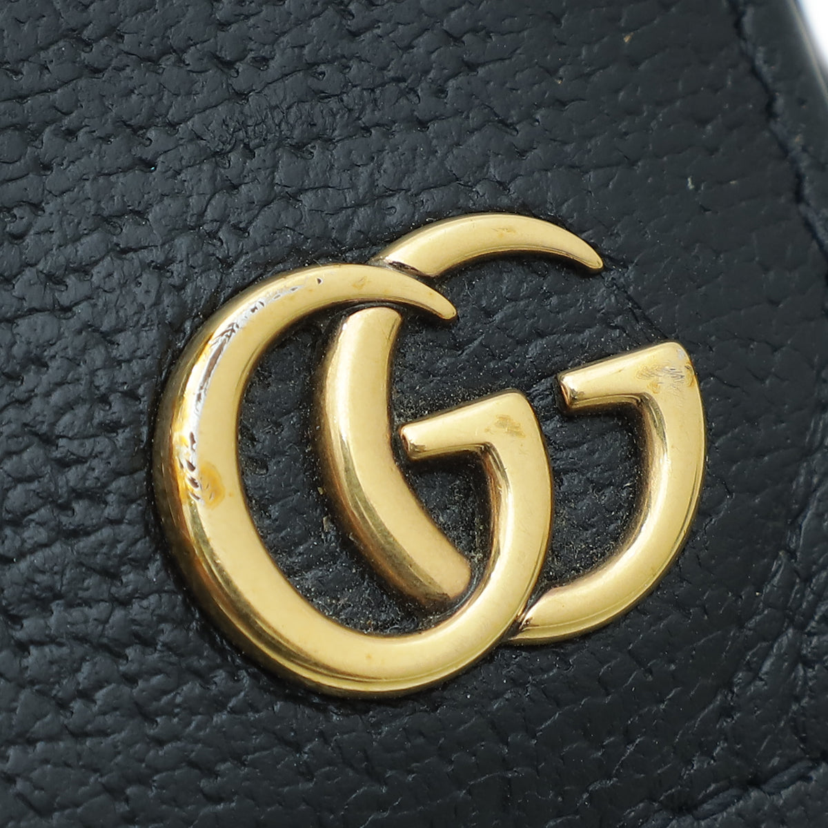 Gucci Black GG Marmont Coin Wallet