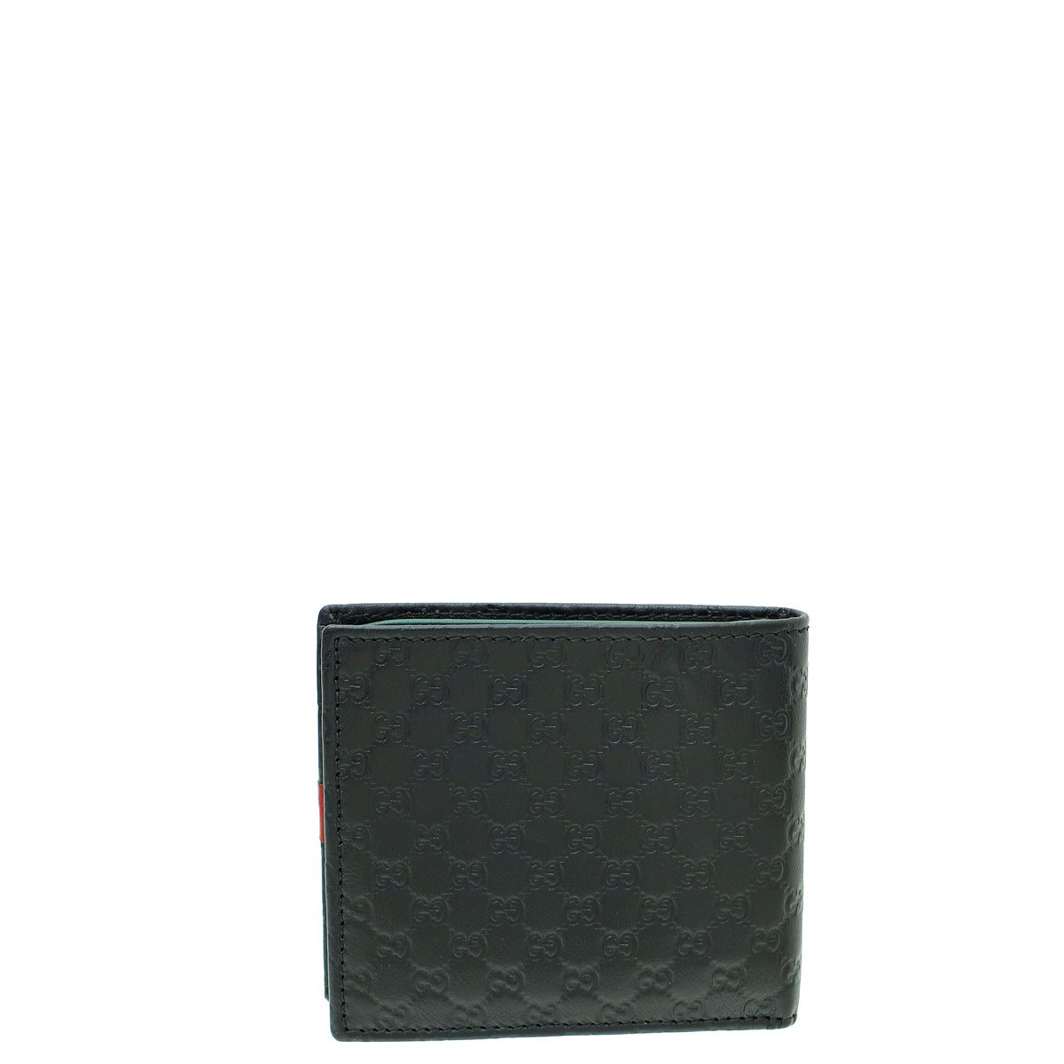 Gucci Black GG Microguccissima Bi Fold Wallet