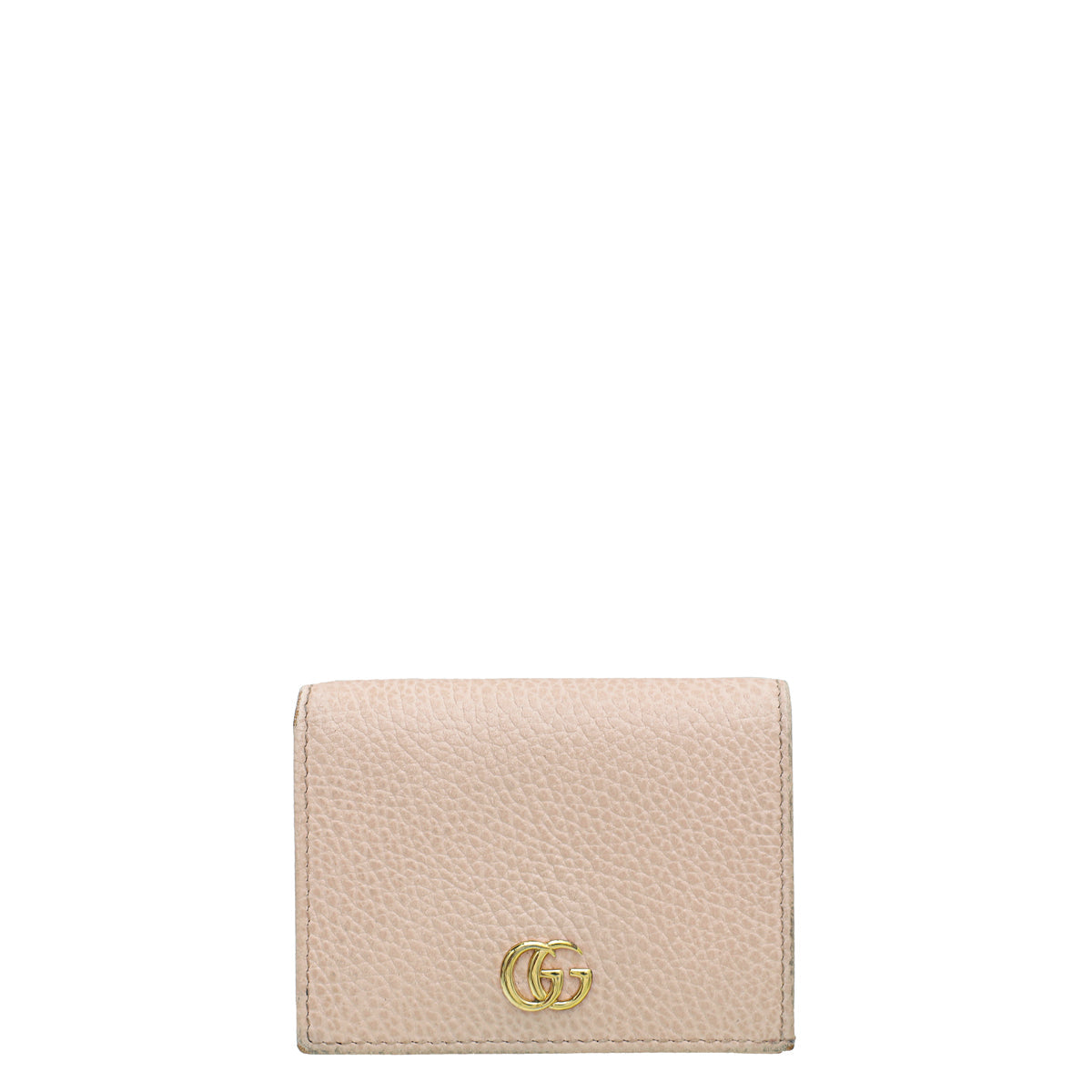 Gucci Pink GG Marmont Small Card Case Wallet