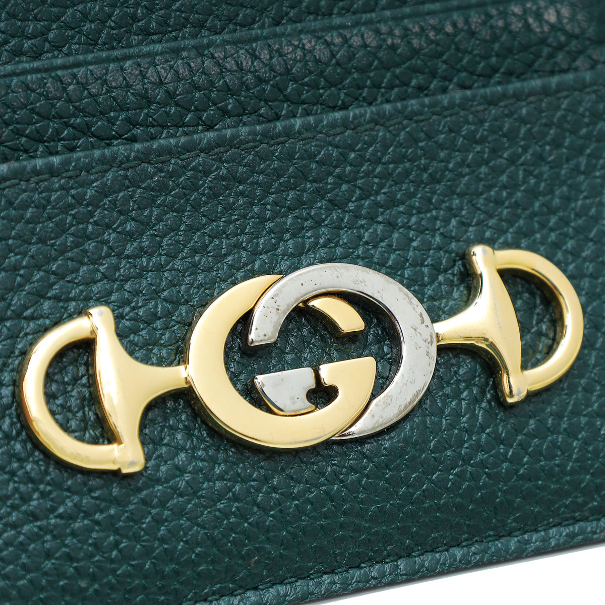 Gucci Forest Green Zumi Card Holder