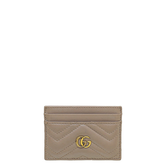 Gucci Dusty Pink GG Marmont Card Case