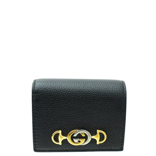 Gucci Black Zumi Chain Card Case