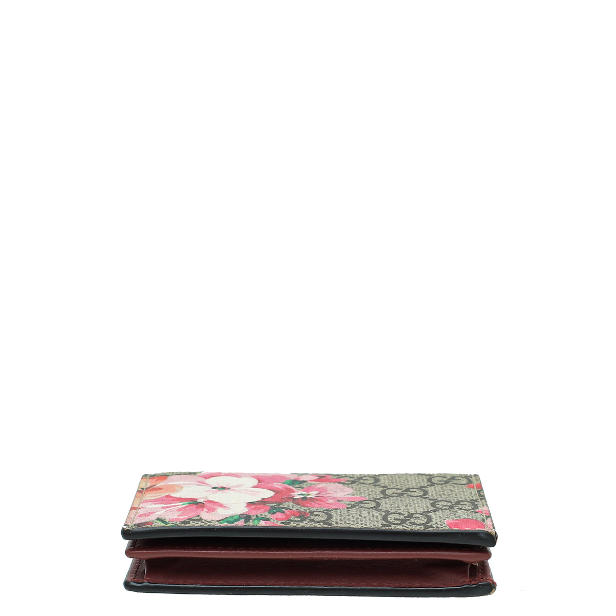 Gucci Bicolor Blooms Print Card Case Wallet