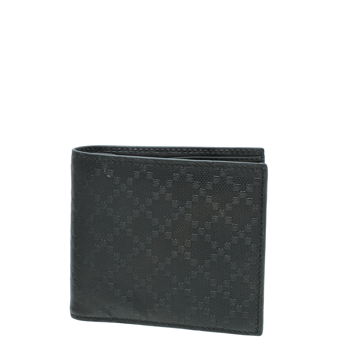 Gucci Black Diamante Bi-Fold Wallet