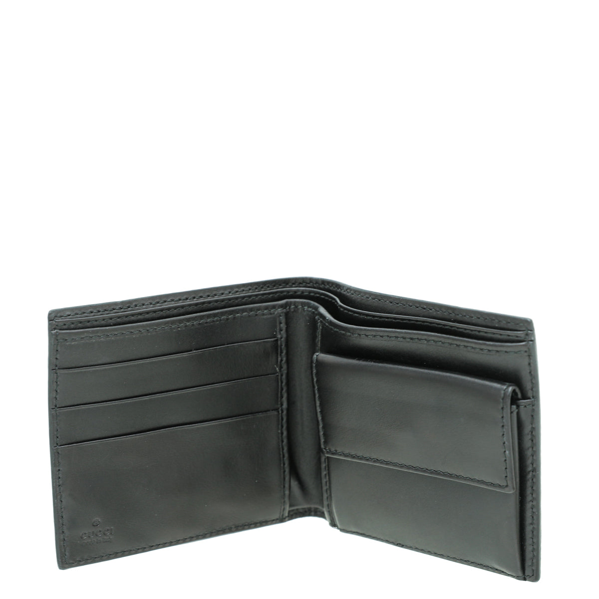 Gucci Black Diamante Bi-Fold Wallet