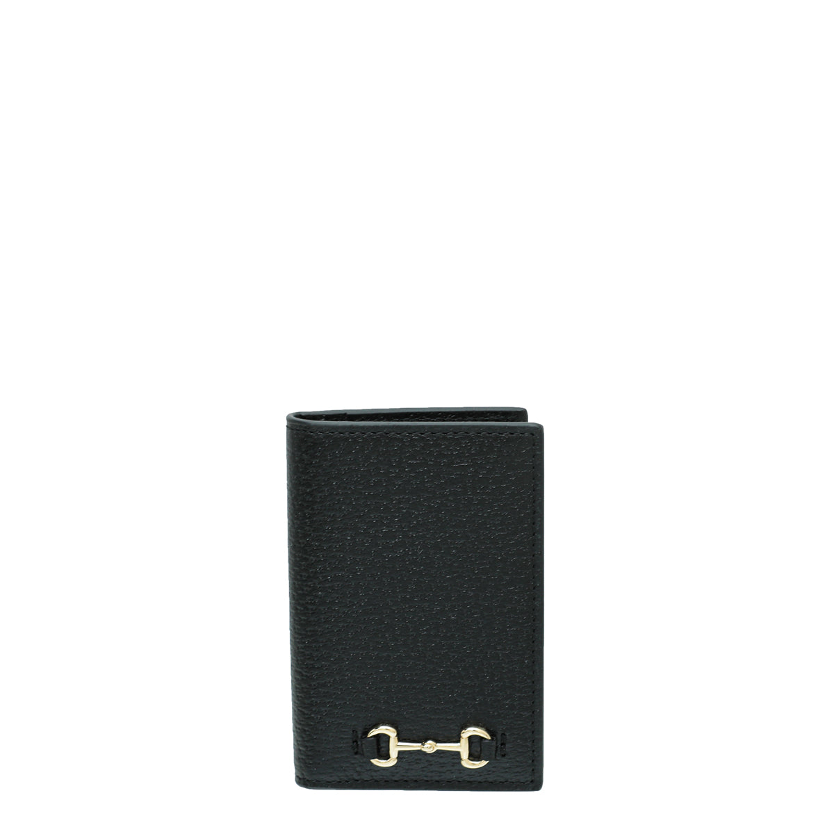 Gucci Black Horsebit Card Case