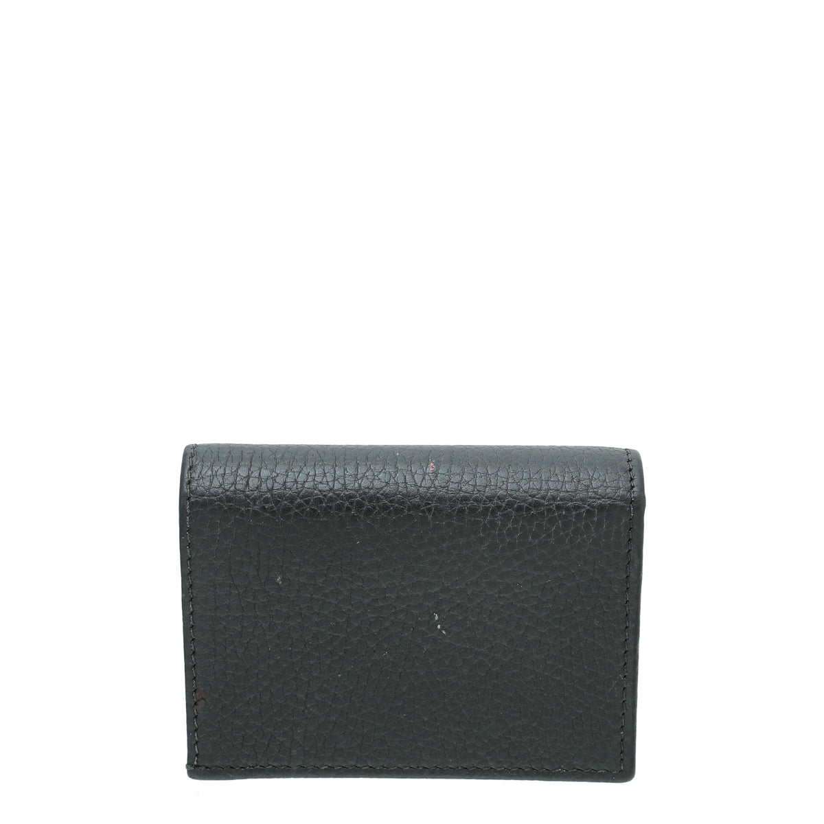 Gucci Black GG Marmont Butterfly Card Case