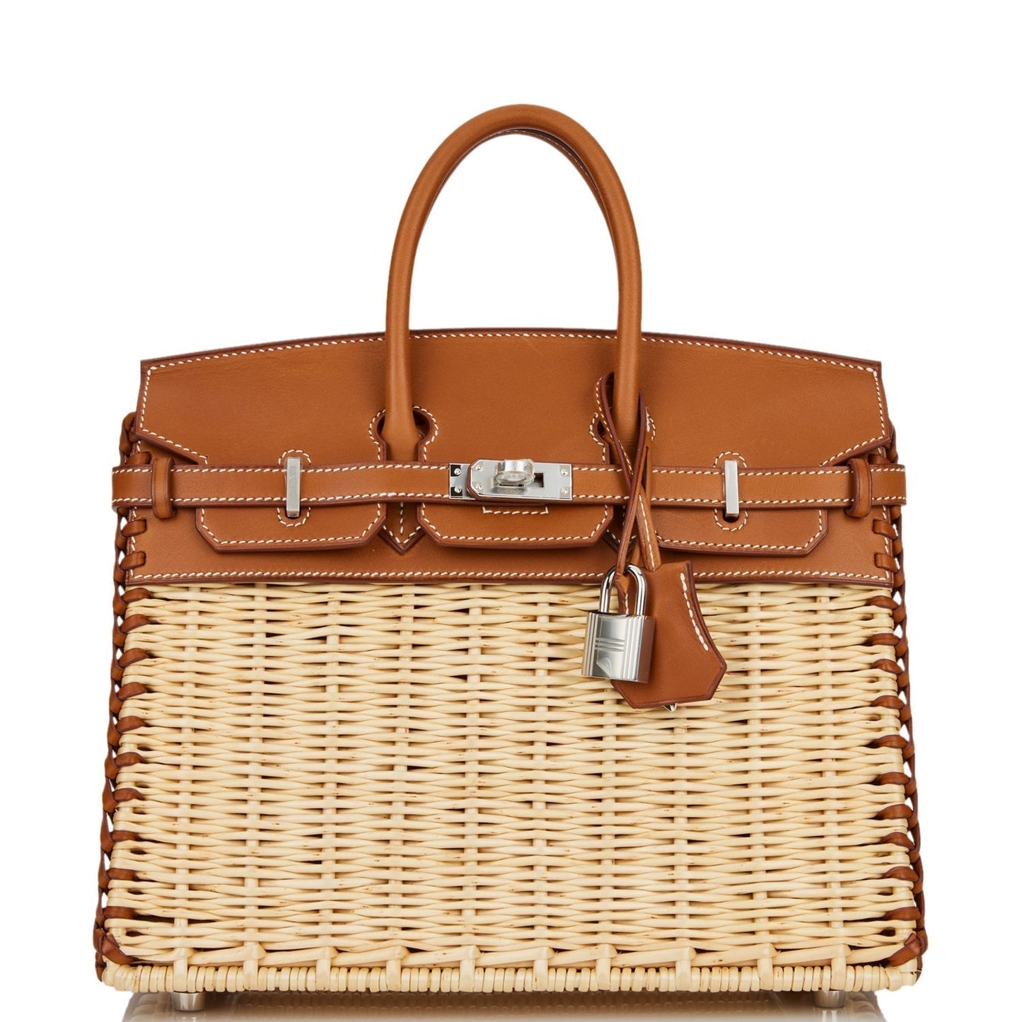 Hermes Picnic Sellier Birkin 25 Barenia Palladium Hardware