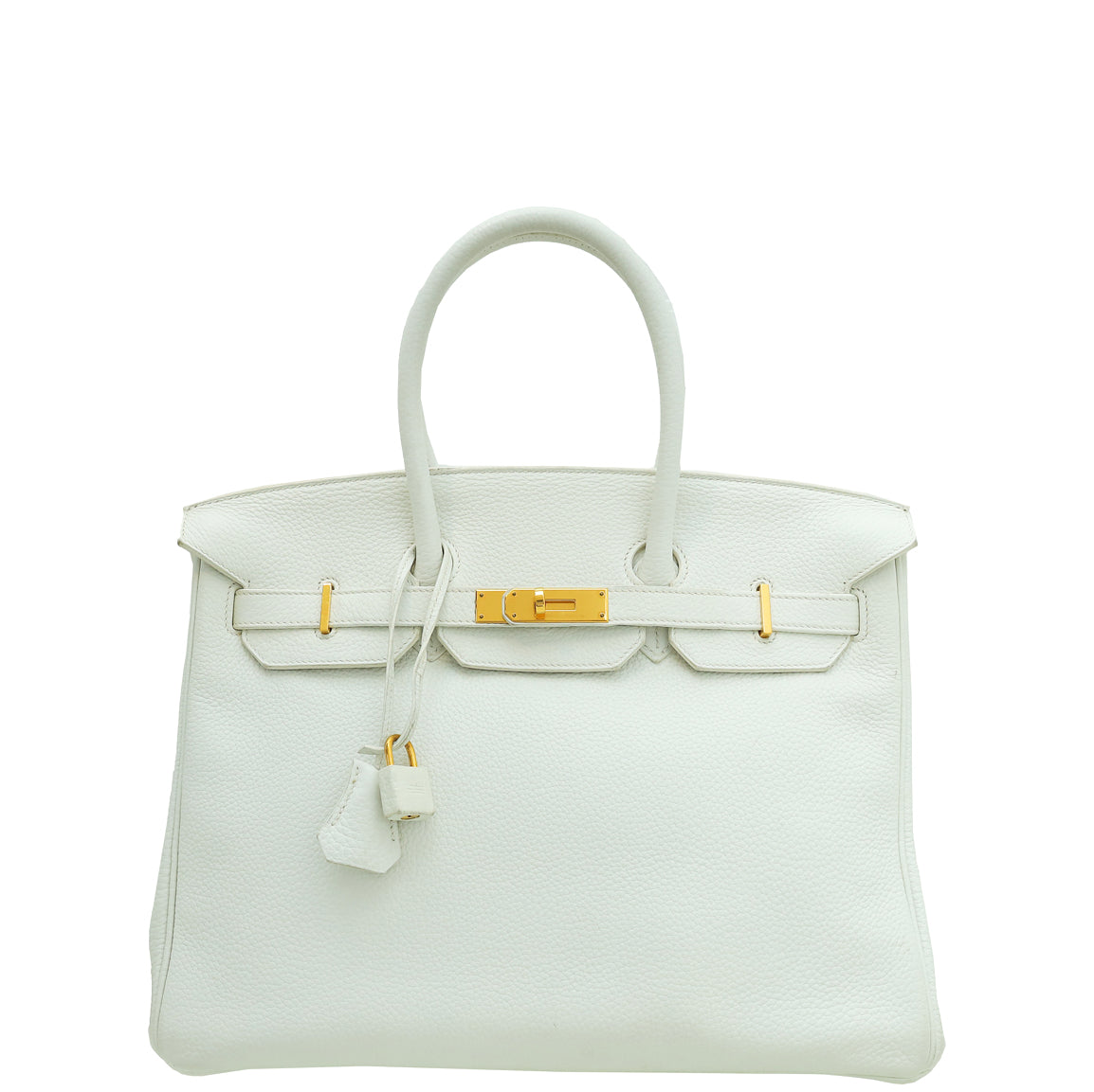 Hermes Blanc Retourne Birkin 35 Bag