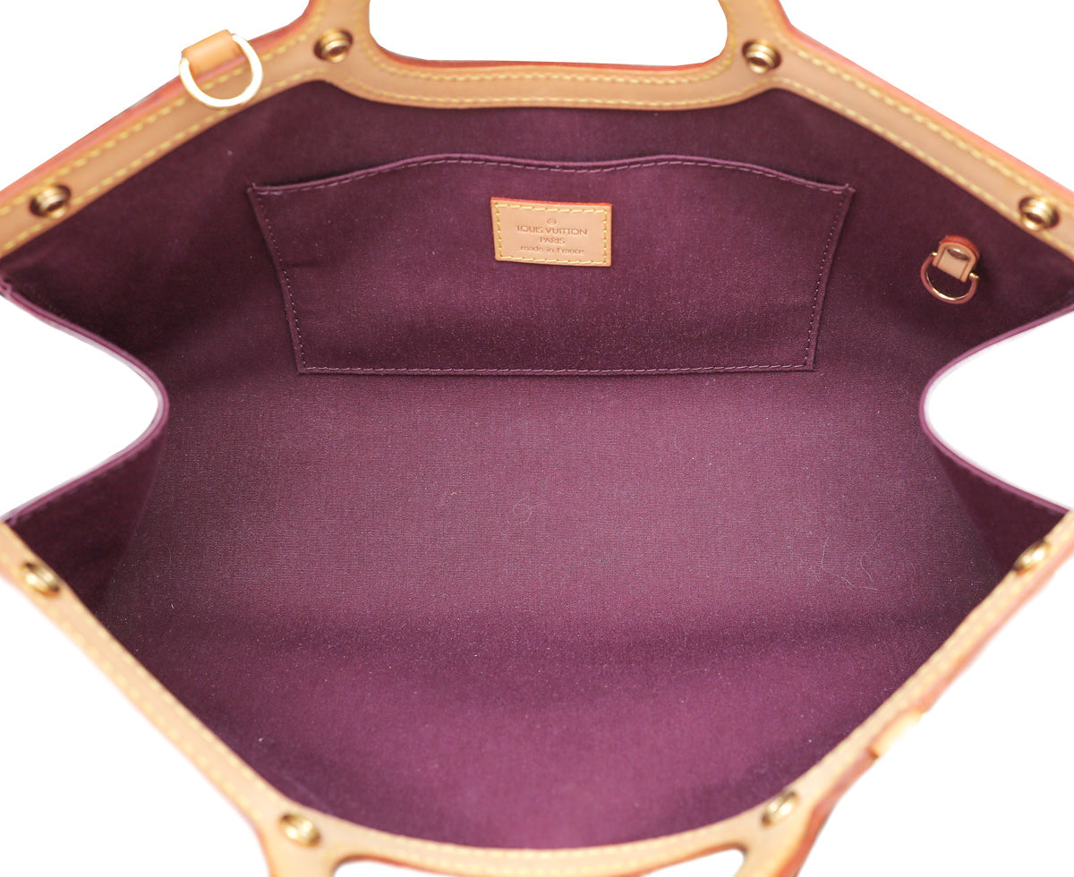 Louis Vuitton Violet Monogram Vernis Roxbury Drive Bag