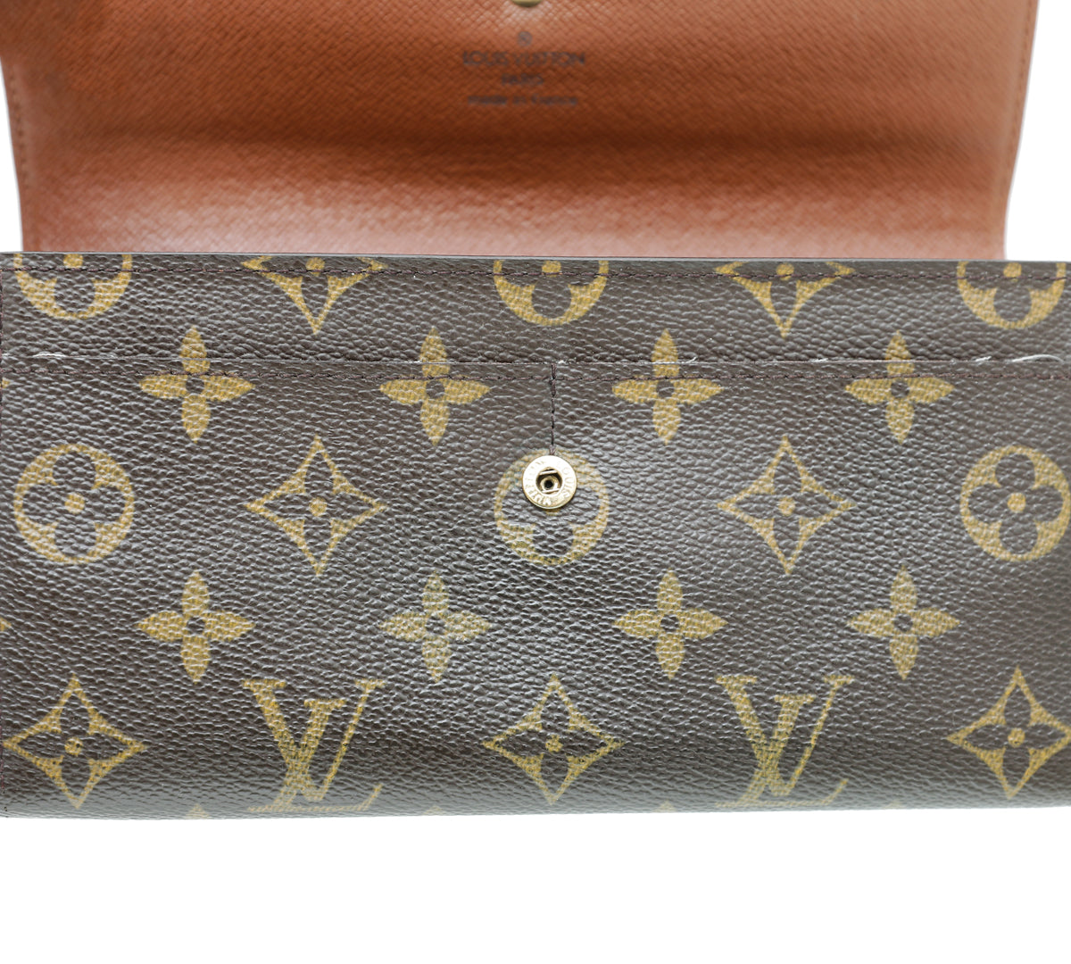 Louis Vuitton Brown Monogram Sarah Wallet