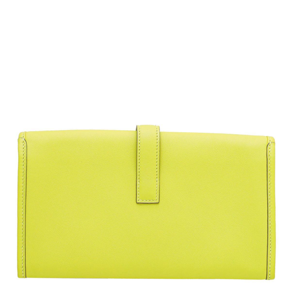 Hermes Jaune De Naples Jige Duo trio Wallet