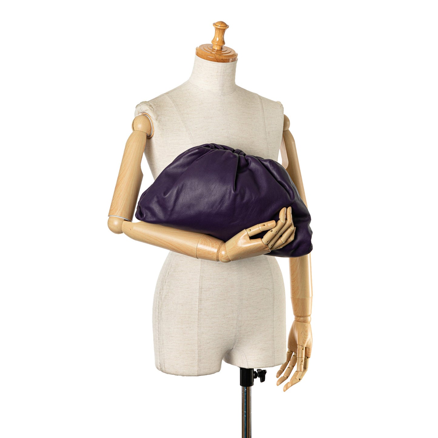 Bottega Veneta The Pouch Clutch Purple