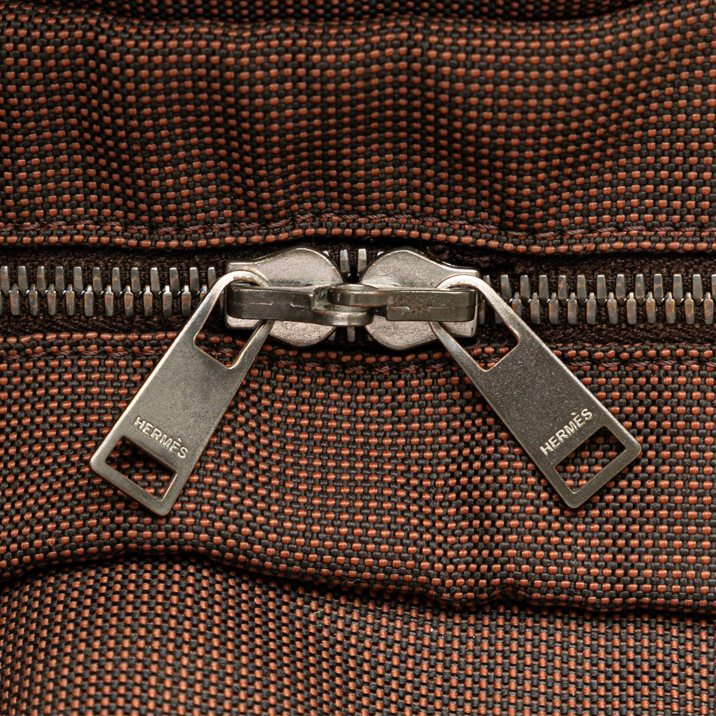 Hermès Herline MM Brown Canvas