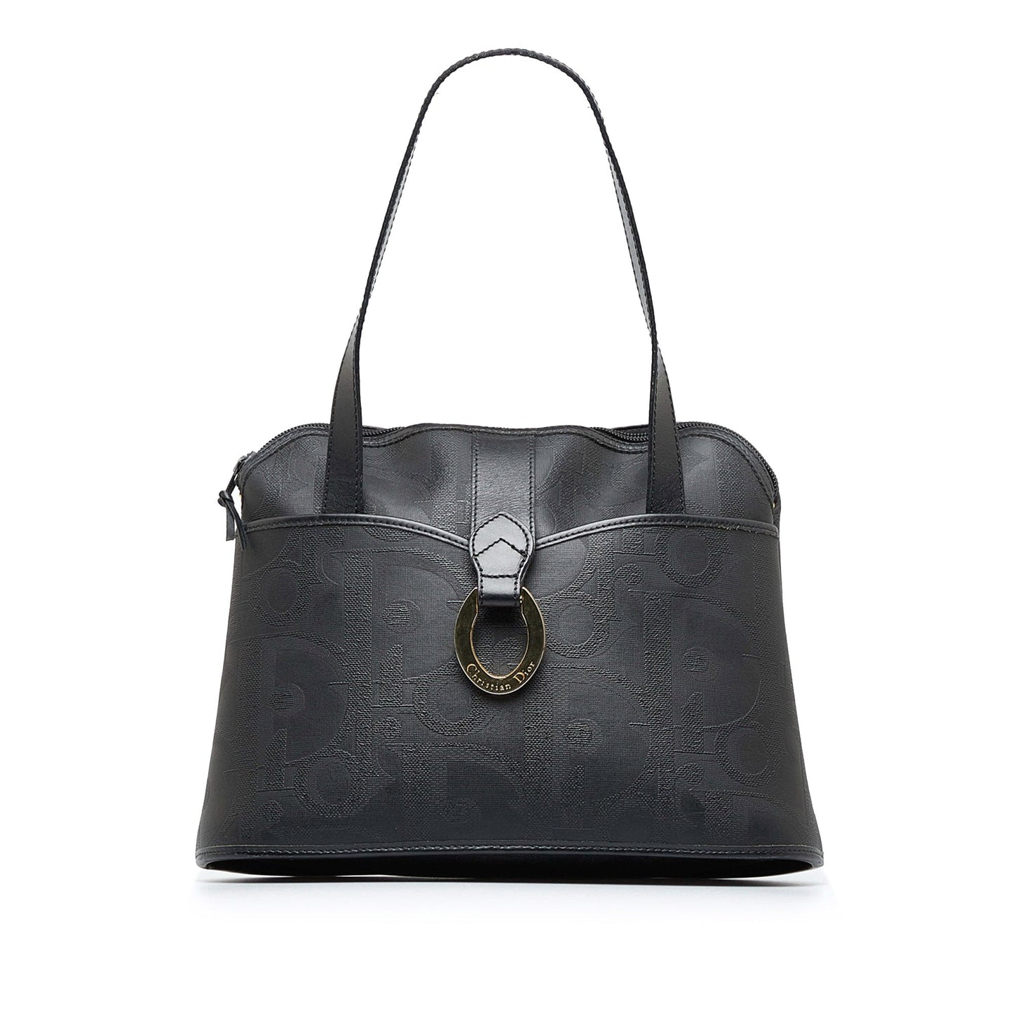 Black Dior Trotter Tote Bag