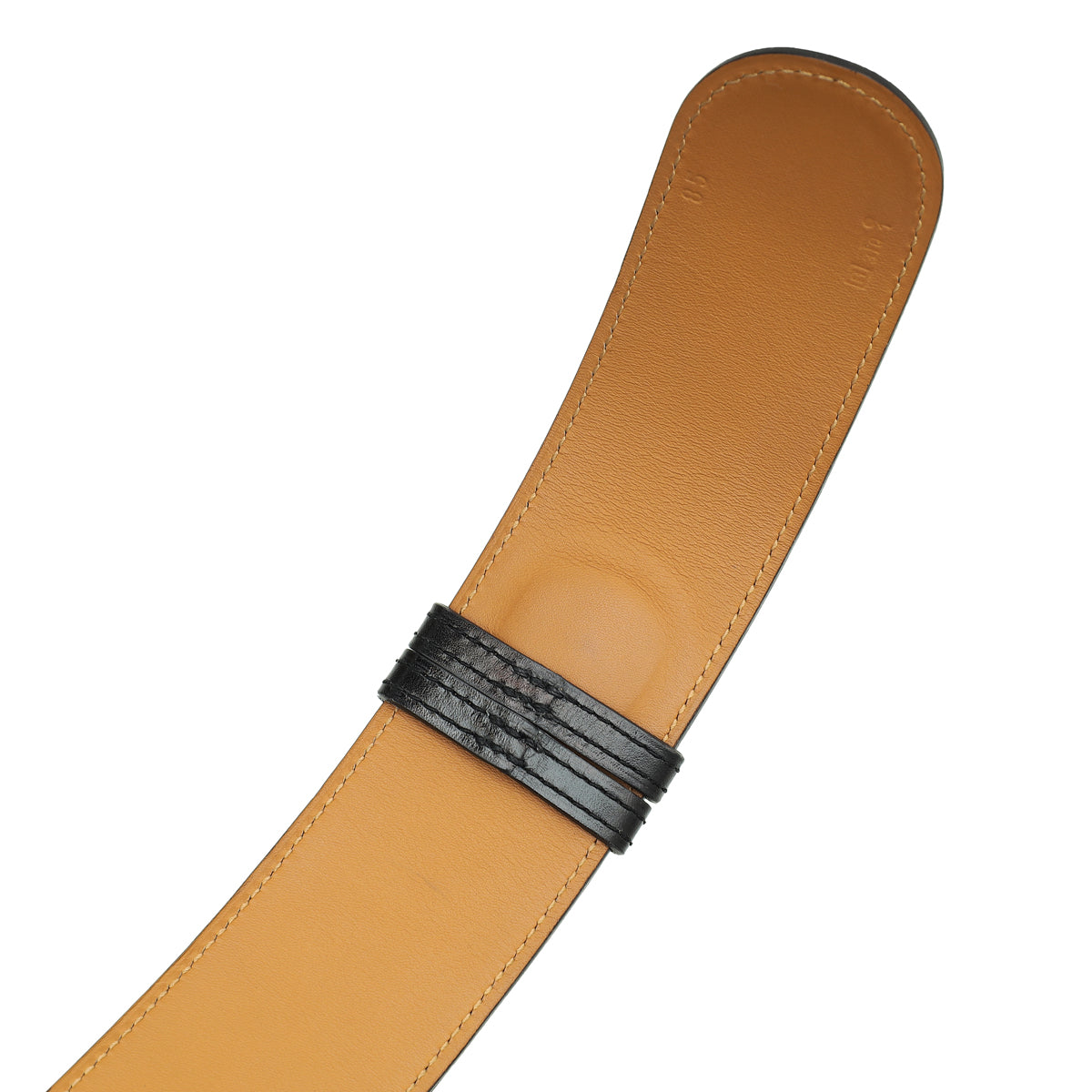 Hermes Noir Piano Belt