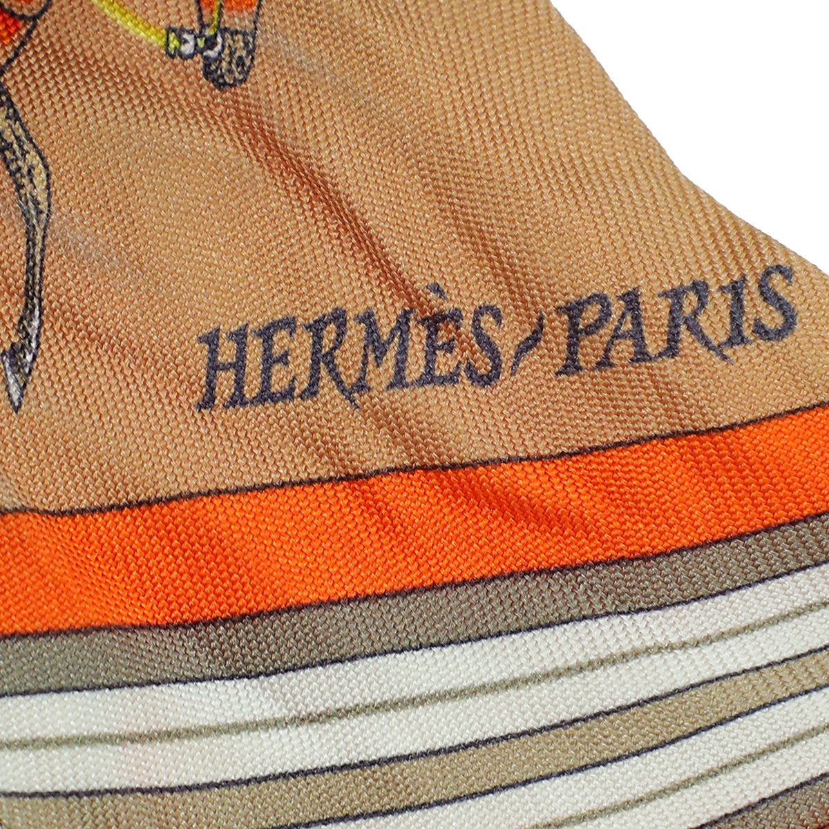 Hermes Orange Multicolor Couvertures Nouvelles Silk Twilly