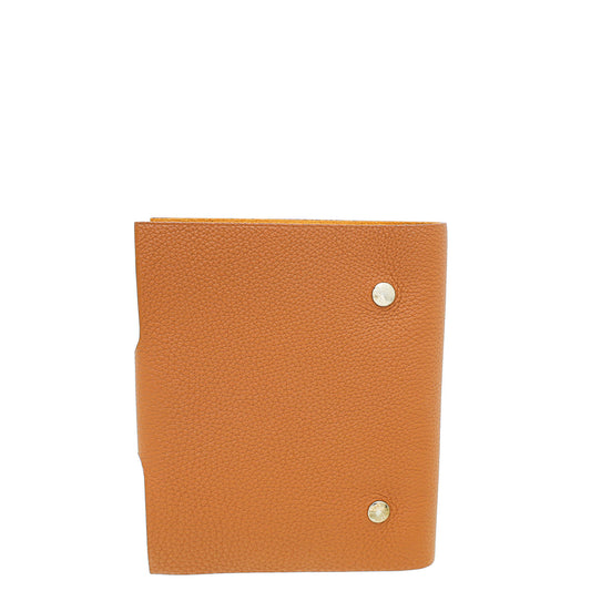 Hermes Gold Ulysse Agenda Cover PM w/Refill