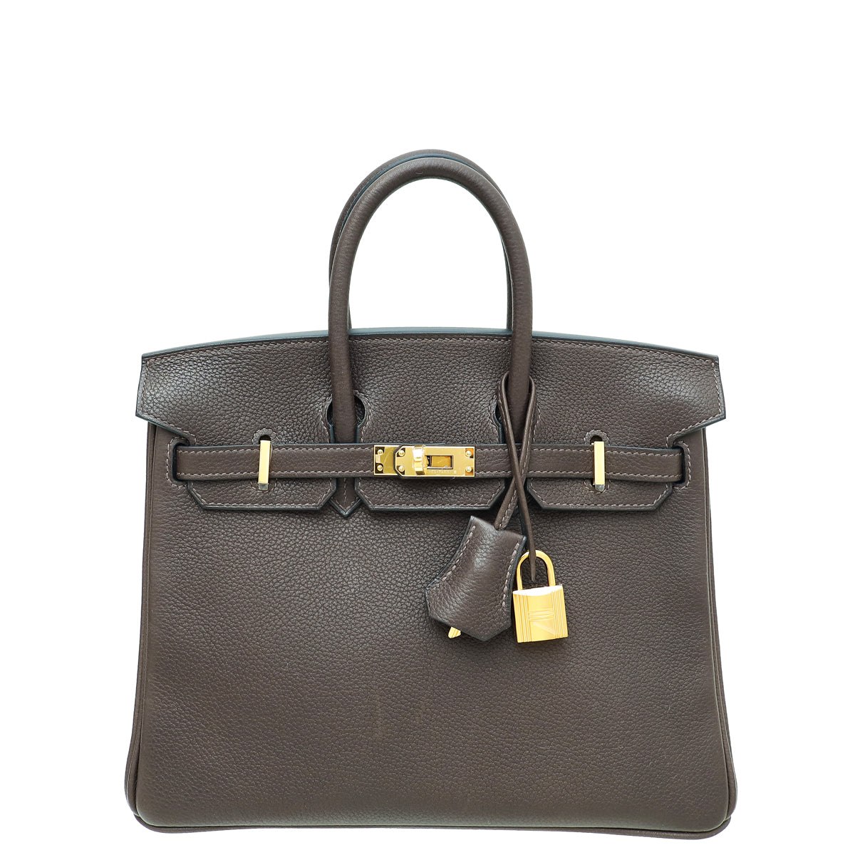 Hermes Ebene Barenia Faubourg Birkin 25 Bag