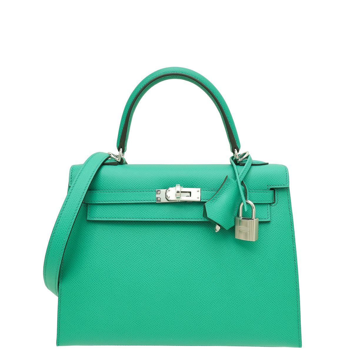 Hermes Vert Jade Kelly 25 Sellier Bag