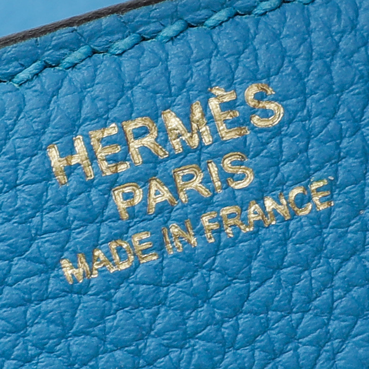 Hermes Bleu Zanzibar Birkin 30 Bag w/ Twilly