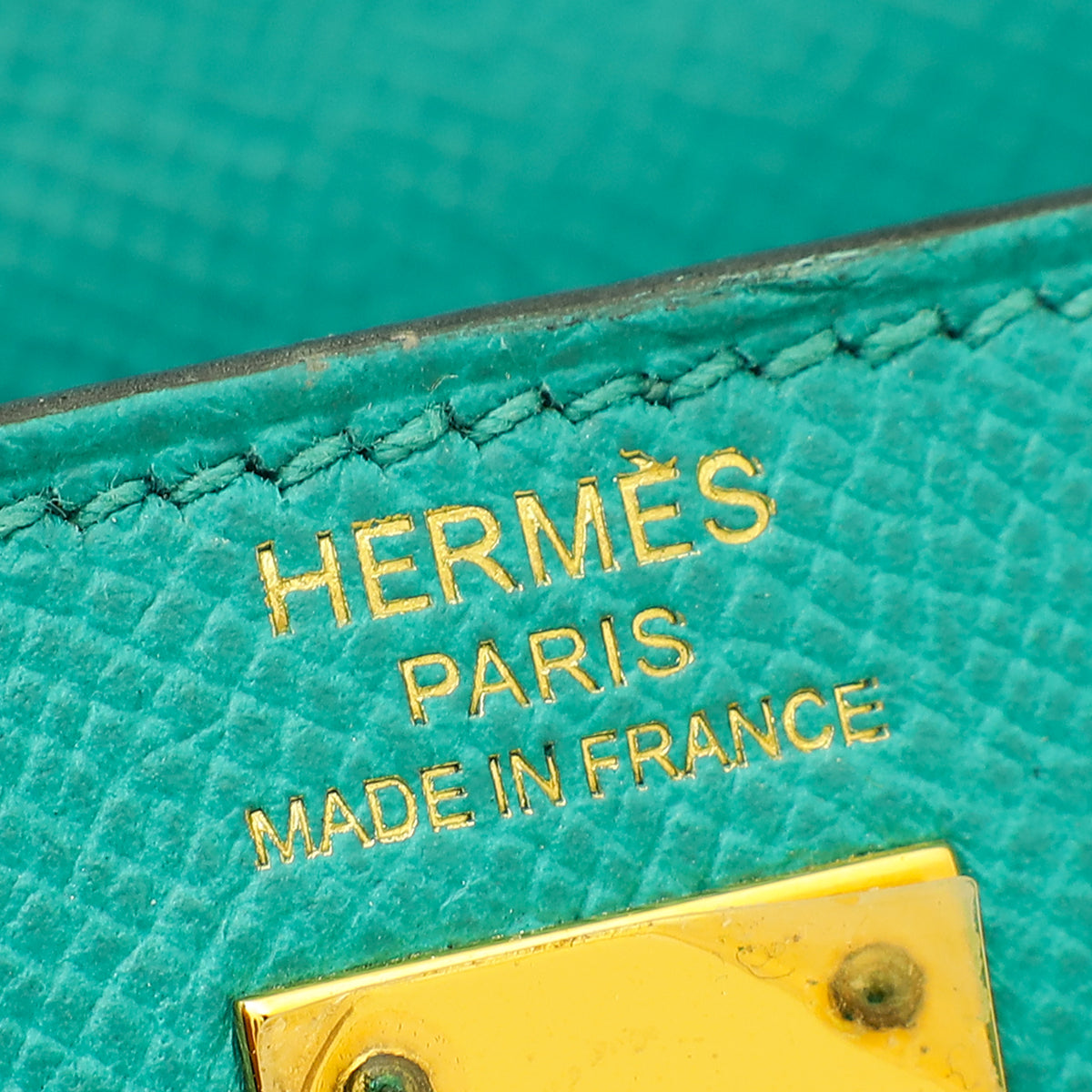 Hermes Bleu Paon Sellier Kelly 25 Bag