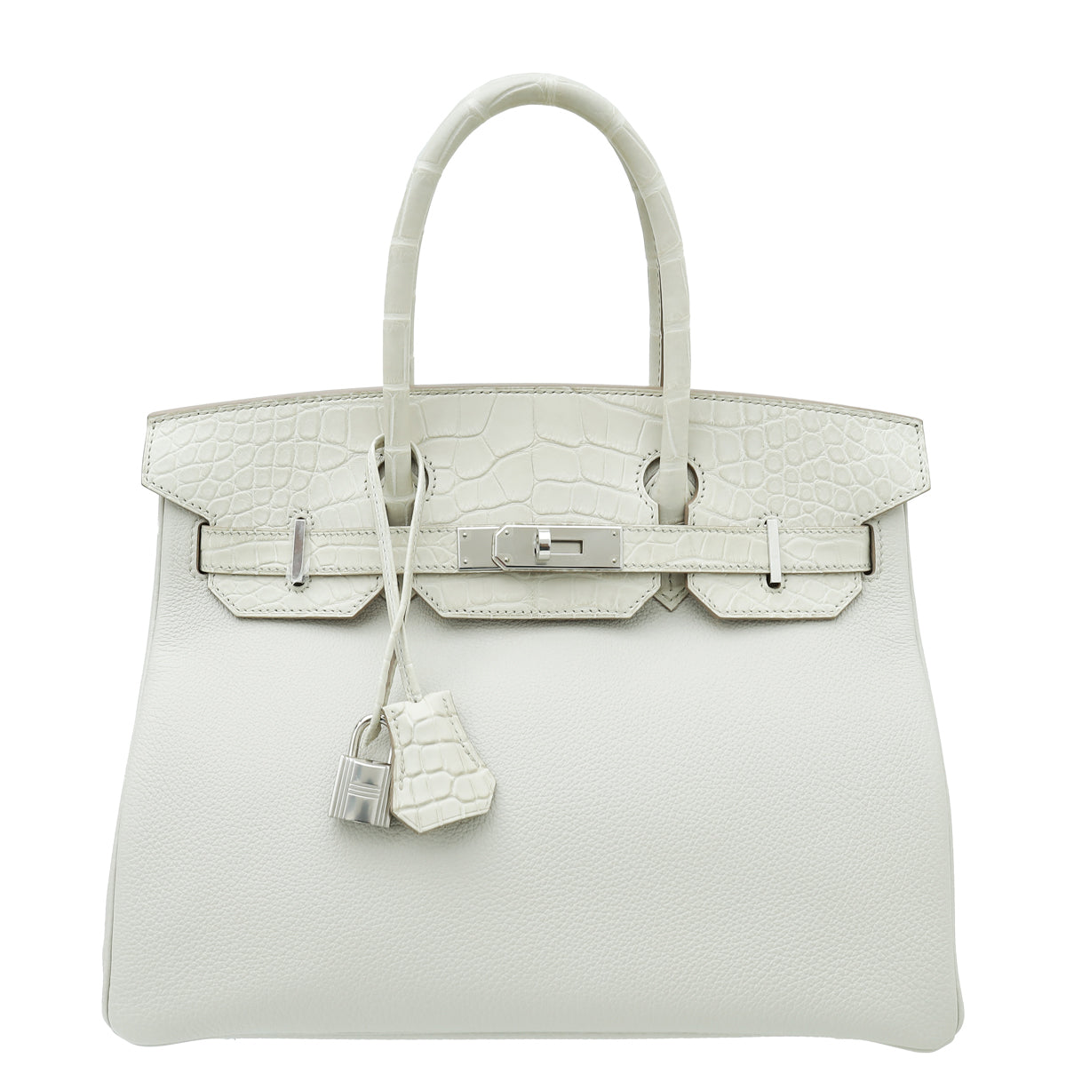 Hermes Beton Alligator Birkin 30 Touch Bag