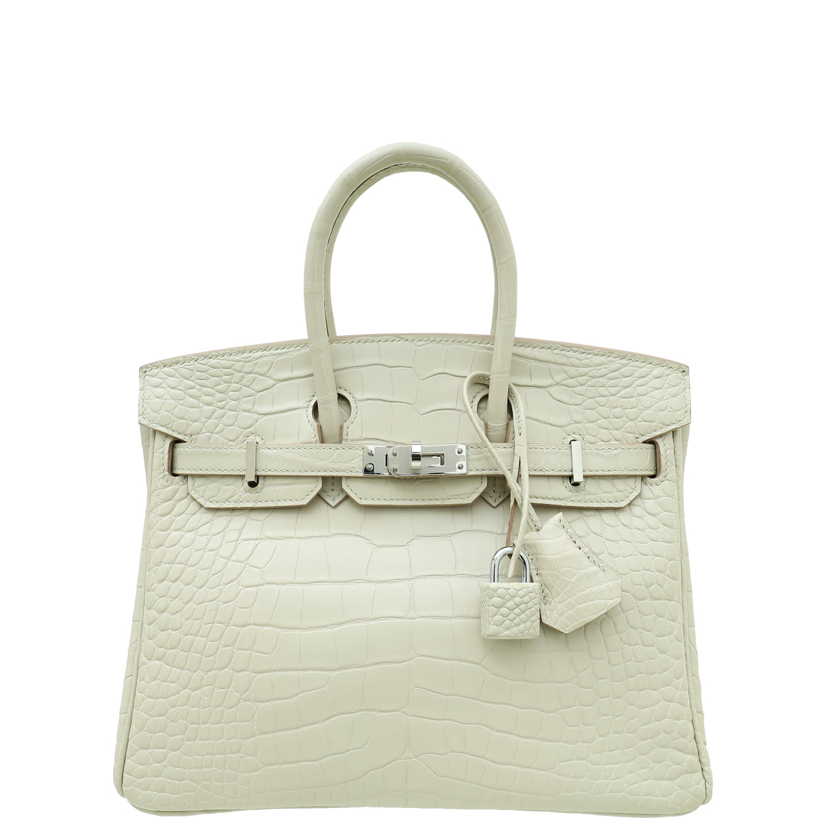 Hermes Veron Alligator Mississippiensis Matte Birkin 25 Bag