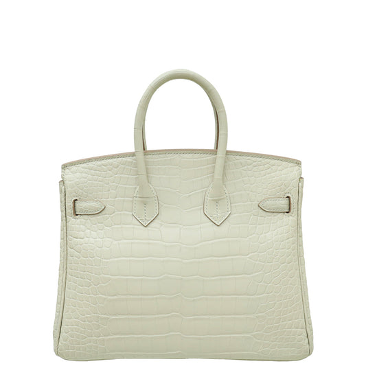 Hermes Veron Alligator Mississippiensis Matte Birkin 25 Bag