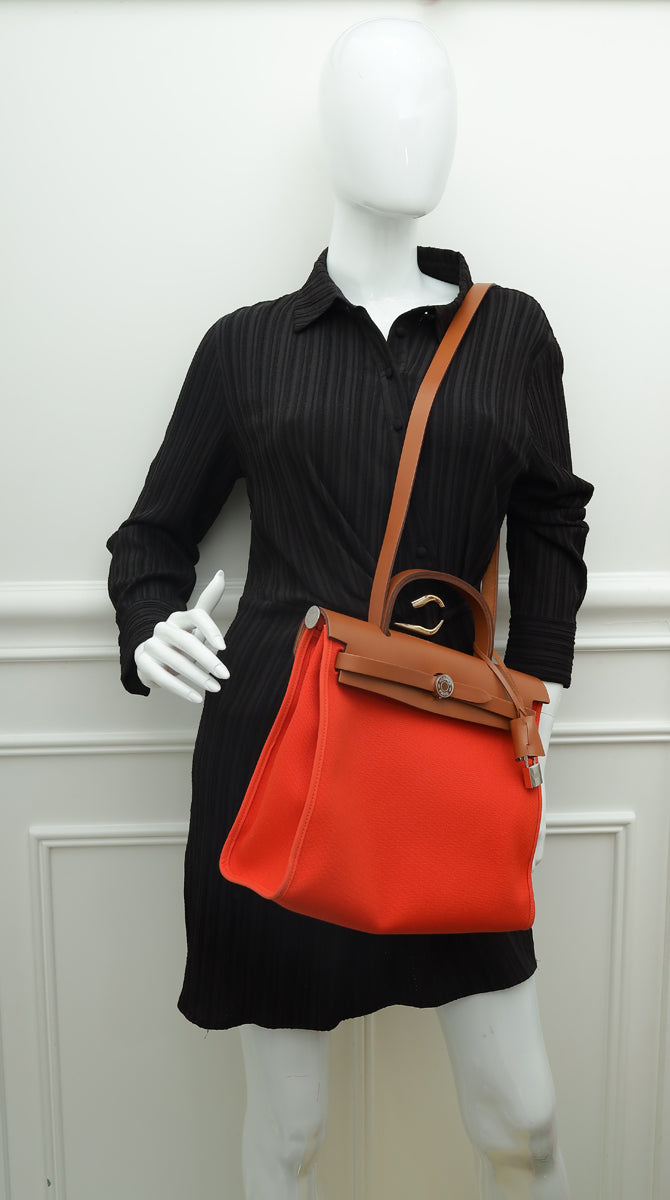 Hermes Bicolor Sellier Herbag PM Bag