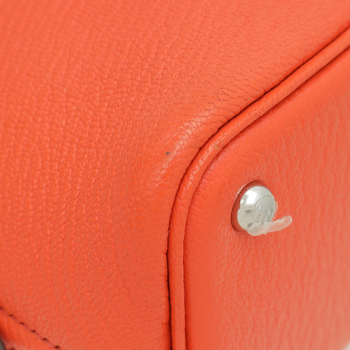 Hermes Poppy Chevre Mysore Bolide Mini Bag