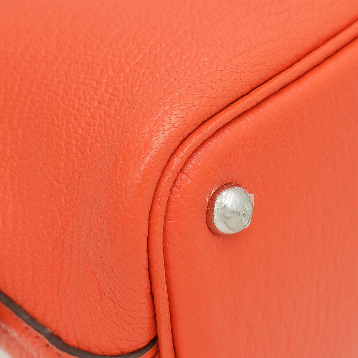 Hermes Poppy Chevre Mysore Bolide Mini Bag