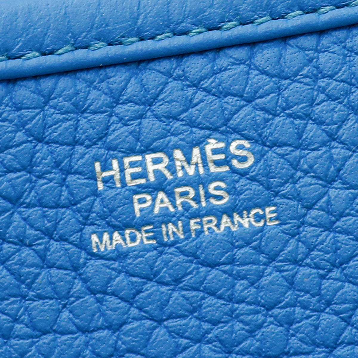 Hermes Bleu Hydra Evelyne III - GM Bag