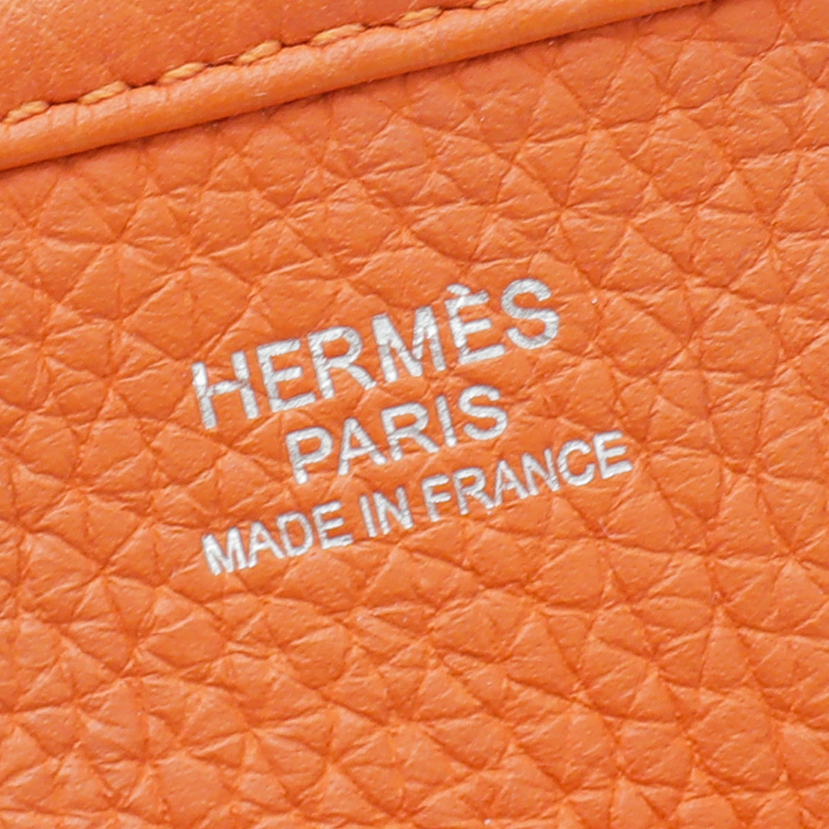 Hermes Orange Evelyne III GM Bag