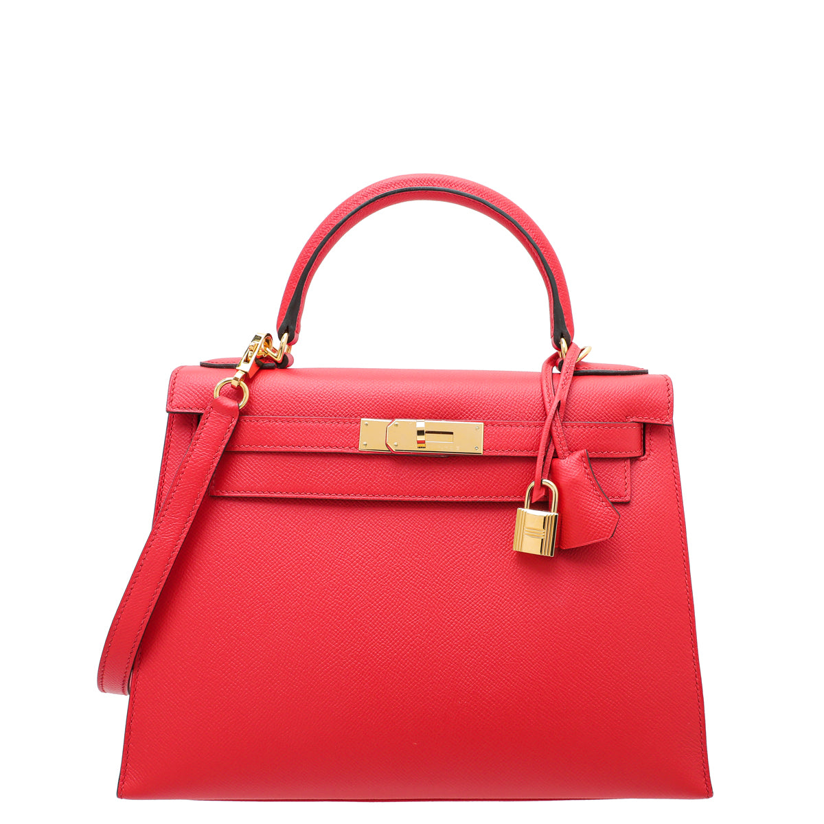 Hermes Rouge De Coeur Sellier Kelly 28 Bag