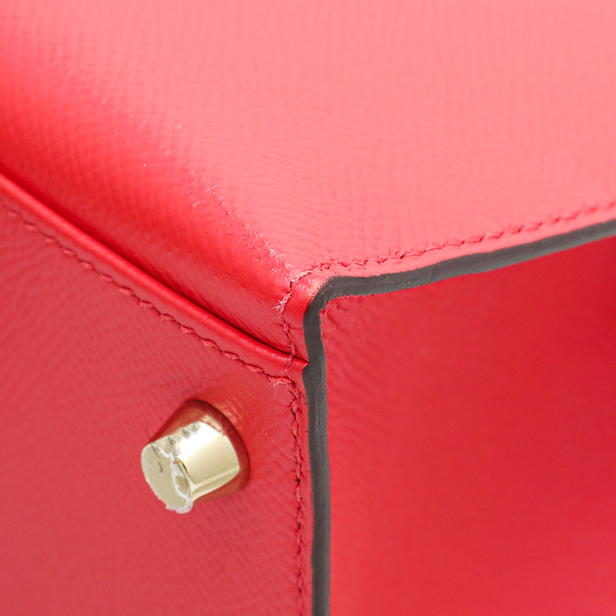 Hermes Rouge De Coeur Sellier Kelly 28 Bag