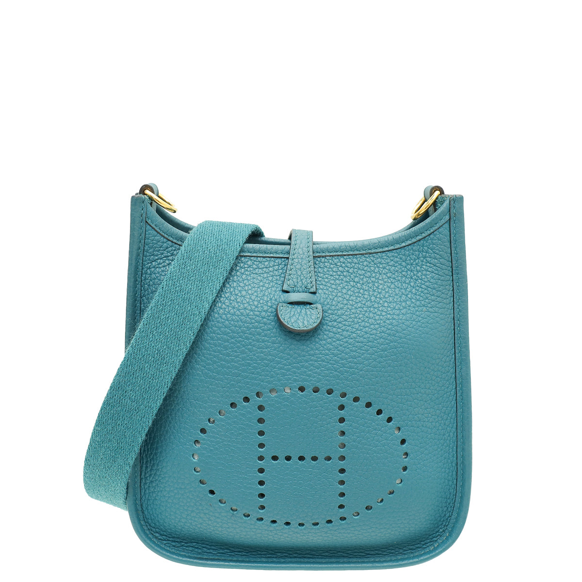 Hermes Vert Bosphore Evelyne TPM 16 Bag