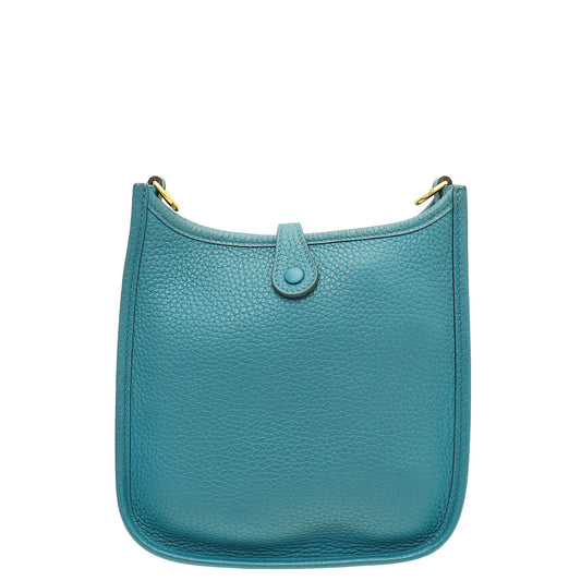 Hermes Vert Bosphore Evelyne TPM 16 Bag