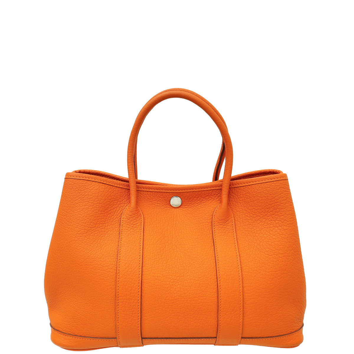 Hermes Orange Garden Party TPM Negonda Leather Bag