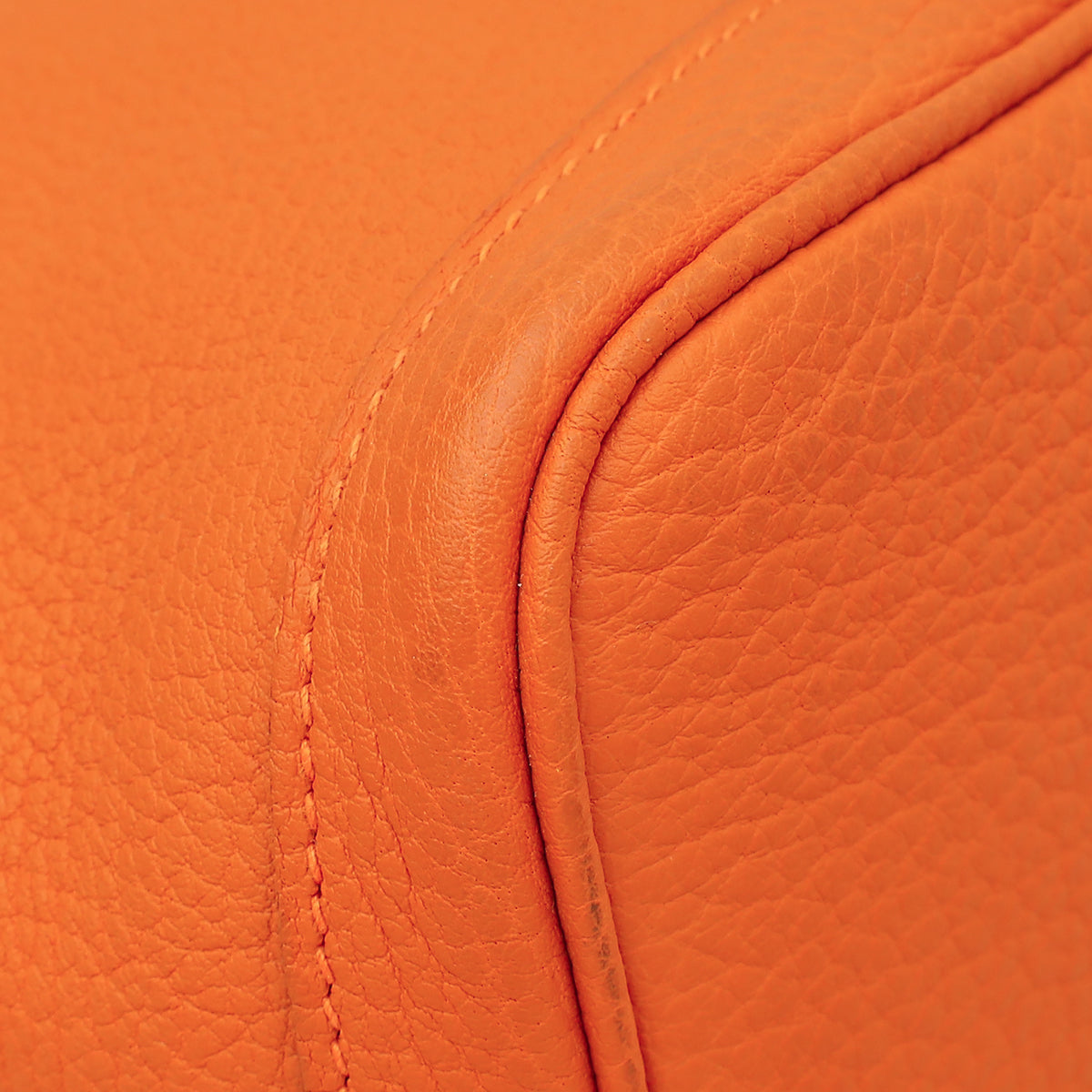 Hermes Orange Garden Party TPM Negonda Leather Bag