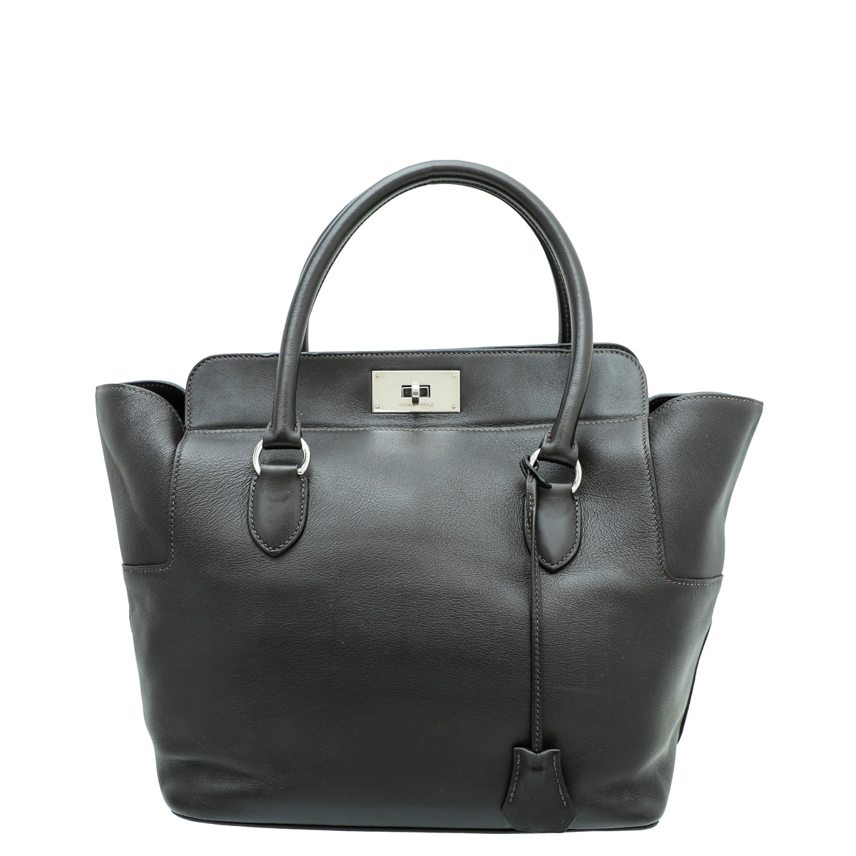 Hermes Chocolate Swift Toolbox 26 Bag