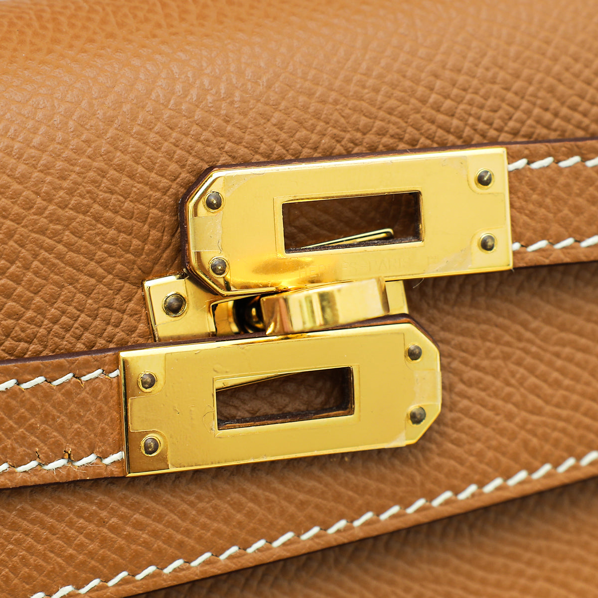 Hermes Gold Sellier Kelly 25 Bag