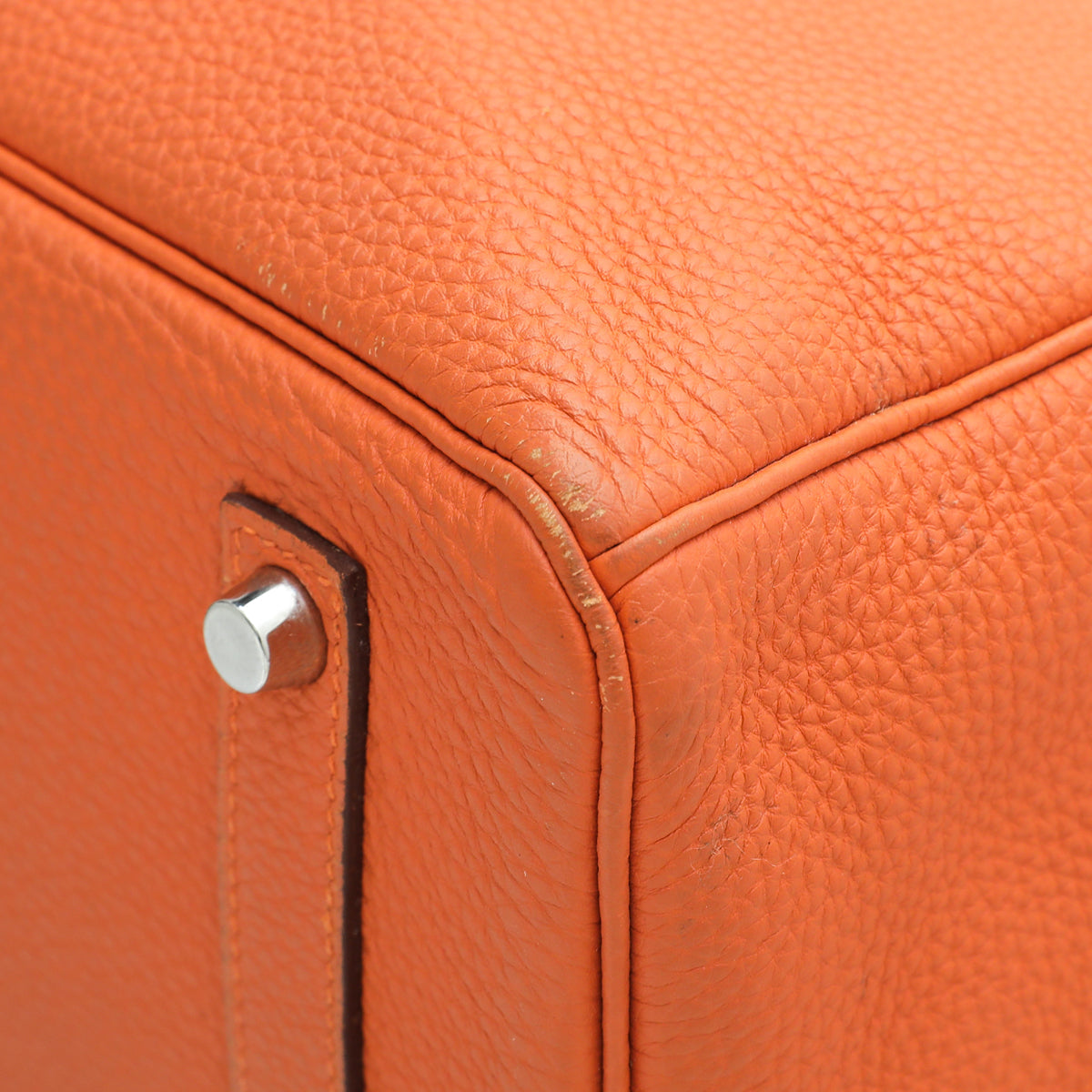 Hermes Orange Birkin 35 Bag